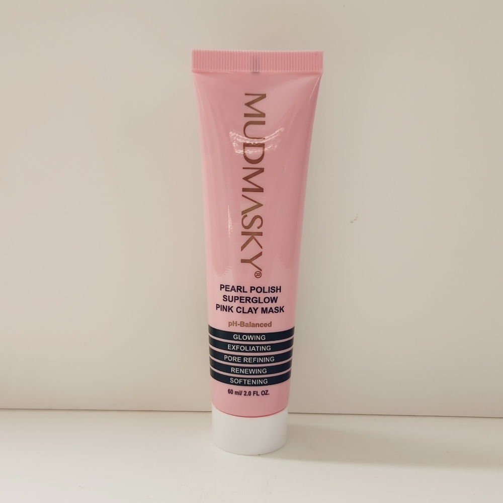 💚2/$20 Mudmasky Pearl Polish Super Glow Pink Clay Mask